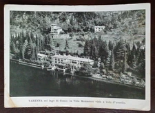 Cartolina Varenna sul Lago di Como Viaggiata nel 1955