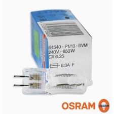 Osram 64540 650W P1/13 240V GX6.35 BVM Disco Stage Studio Bulb Lamp P1 13 64540