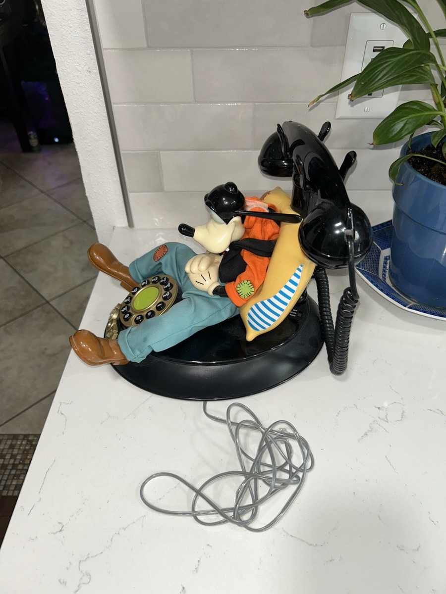 1990s Goofy's Animated Talking Phone Vintage Landline Corded
