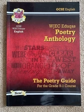  CGP WJEC Edugas English Poetry Anthology Study Guide Revision Textbook 9-1