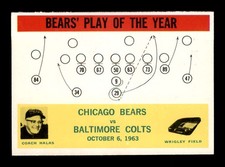 1964 Philadelphia #28 George Halas Bears Play EXMT+ X2558483