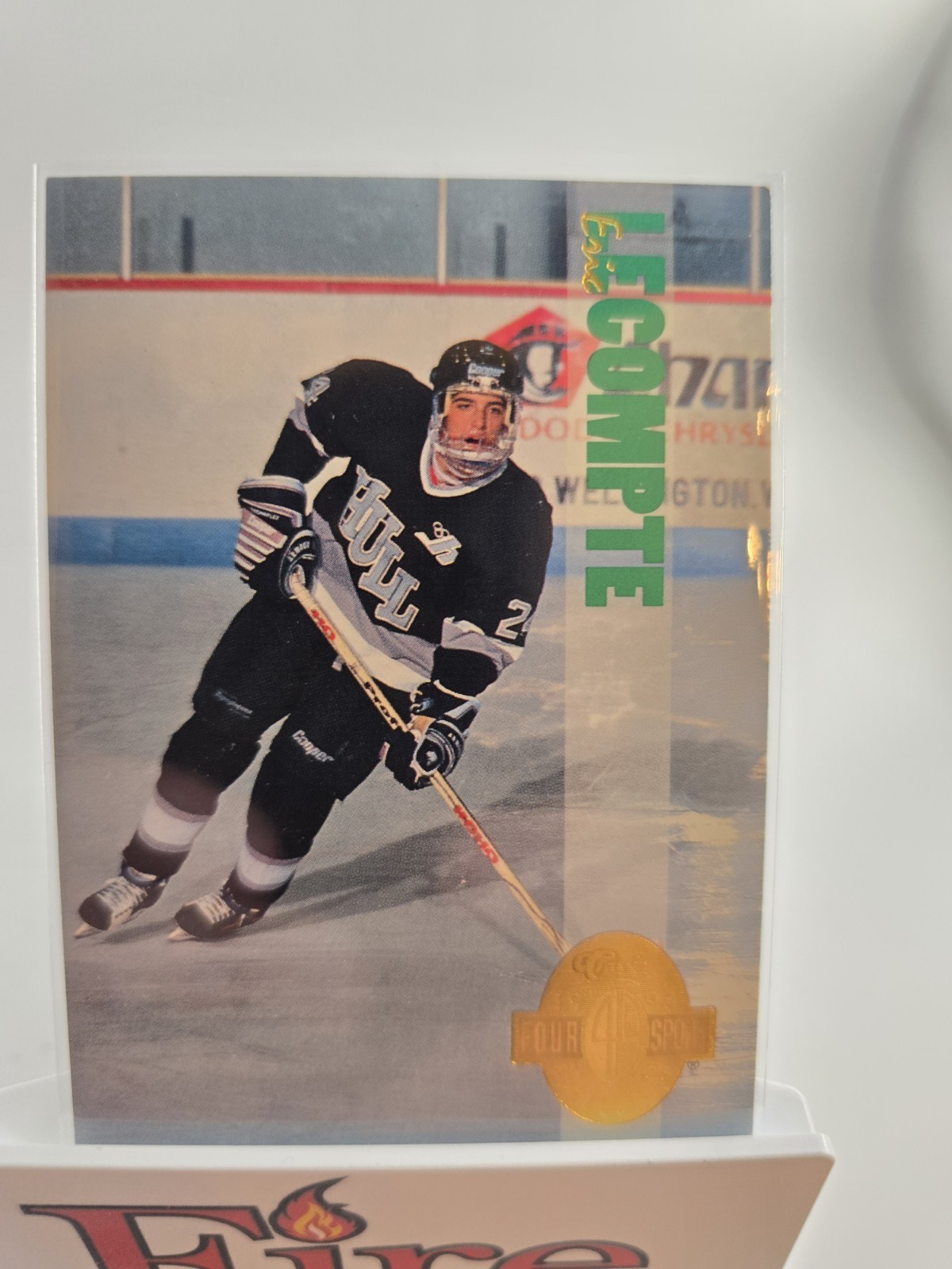 1993 Classic Four Sport Collection - Eric Lecompte #205 (RC) Hull Olympiques