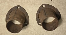 2 Vintage Header Collector Reducer Set 3.5 To 2.5 3 Long 3 Bolt Flange