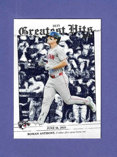 ROMAN ANTHONY_2026 TOPPS SERIES I  ROOKIE CARD_GREATEST HITS_RED SOX_#GH-26