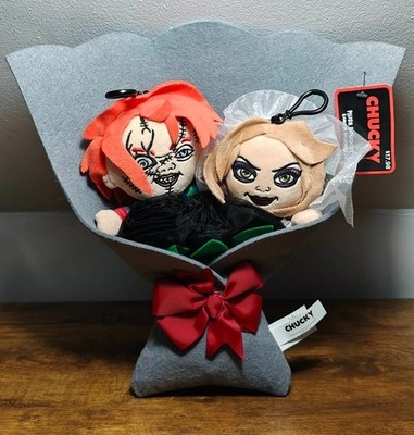 Chucky Flower Bouquet Plush made by RUS Brand with tag still attached.