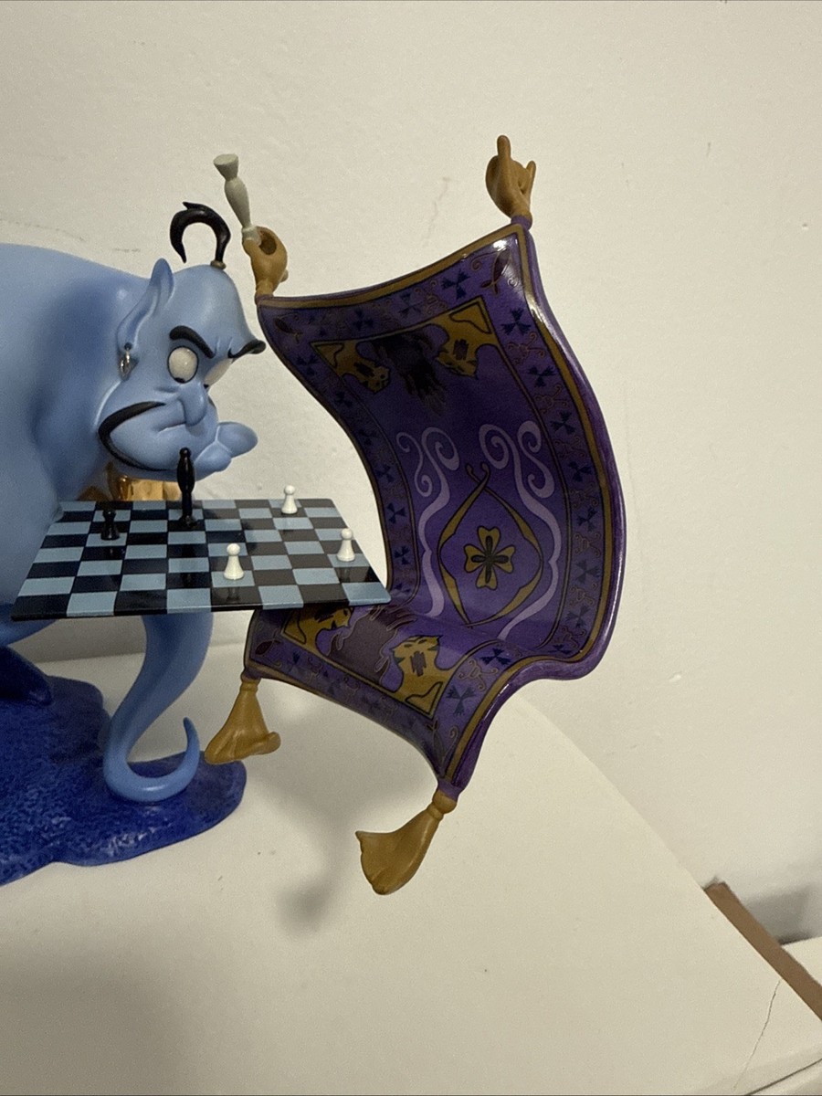 WDCC Disney Aladdin Genie And Carpet “I'm Losing To A Rug” #/12500