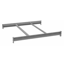 Tennsco Bpb-48-48 Shelf, 48 In D, 48 In W, Industrial Gray