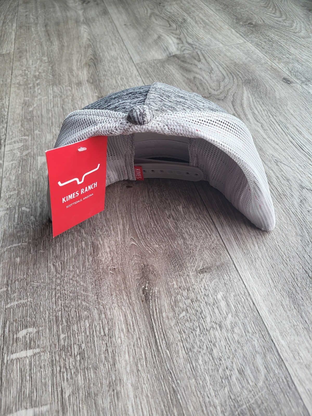 Kimes Ranch Banner Ventilated Hat Grey Heather Black Snapback Cap NWT ...