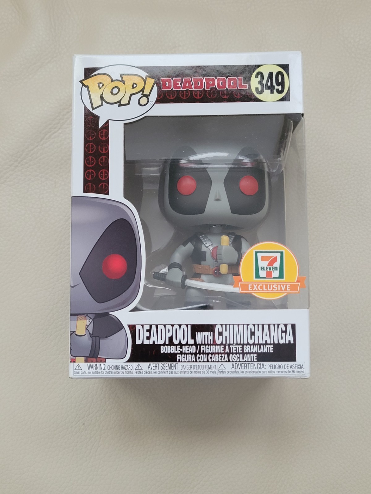 Read Funko Pop X-Force Deadpool With Chimichanga 7 Eleven 7-11 Exclusive 349