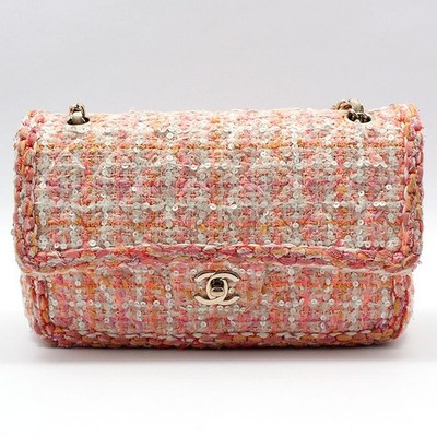 CHANEL Cruise Tweed Classic Medium Umhängetasche A01112 70511768