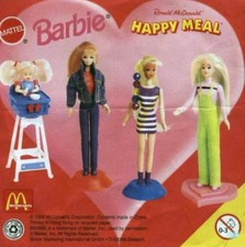 Mattel Barbie 1998 McDonald s Happy Meal Toys Lot of 3 Teen Skipper Christie