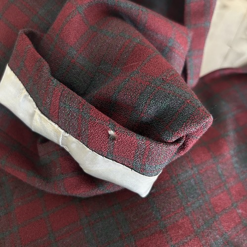 Louis Roth Union Made 80s Rockabilly Plaid Wool Blazer Sports Coat Size 39 - Picture 4 of 15