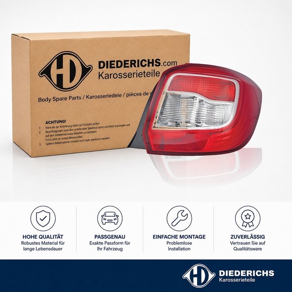 Heckleuchte Rechts Diederichs 4456090 FÜR Dacia RÜCkleuchte Hecklicht-image