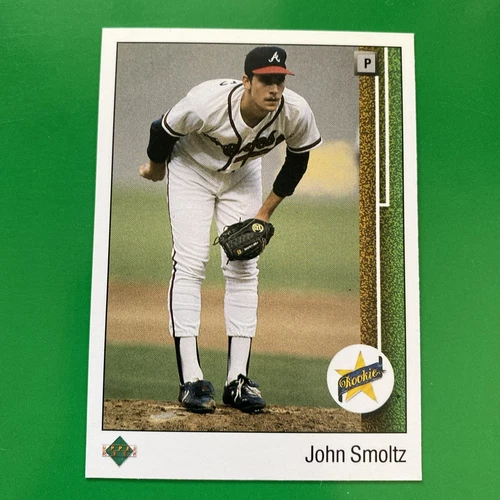 John Smoltz 1989 Upper Deck Star Rookie RC Card #17