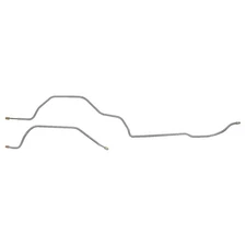 Brake Line Kit Rear Axle Tubes Rear Disc 1969-81 Camaro Firebird OE Steel 2pc