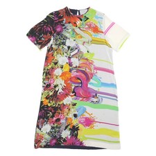 PREEN Damen Etuikleid Blumen Abstrakt Colourb...