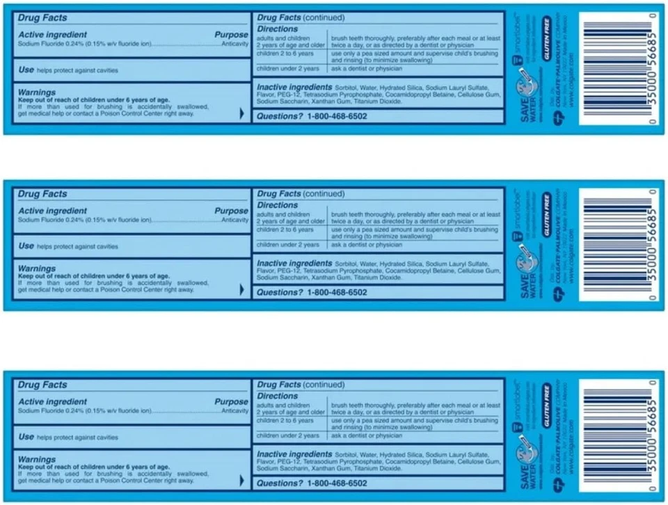 Pasta de dientes blanqueadora avanzada Ultra Brite limpia como nueva paquete de 3 6,0 onzas Foto 2 de 4