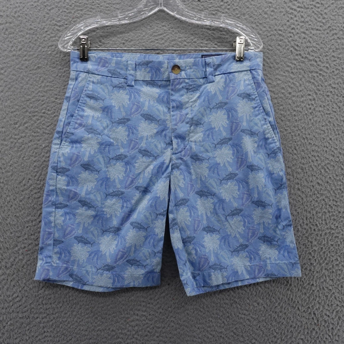 Short homme Vineyard Vines by Shep & Ian Club taille 30 vert/blanc rayé