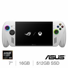 ASUS ROG Ally Z2 Handheld Gaming PC Console 16GB 512GB 7 Inch 120Hz White