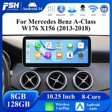 10,25" 128GB Autoradio For Mercedes-Benz A/GLA/CLA W176 X156 Android 14 CarPlay 10,25" 128GB Autoradio For Mercedes-Benz A/GLA/CLA W176 X156 Android 14 CarPlay