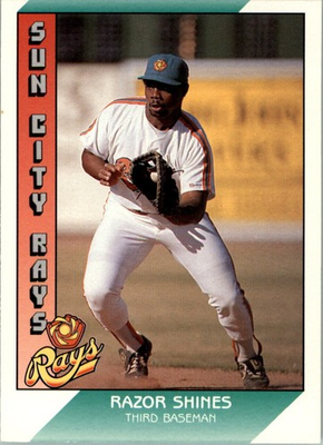 #ad 1991 Pacific Senior League #128 Razor Shines BB $0.99