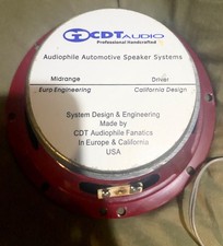 1 CDT Audio 6.5  plus tweeters