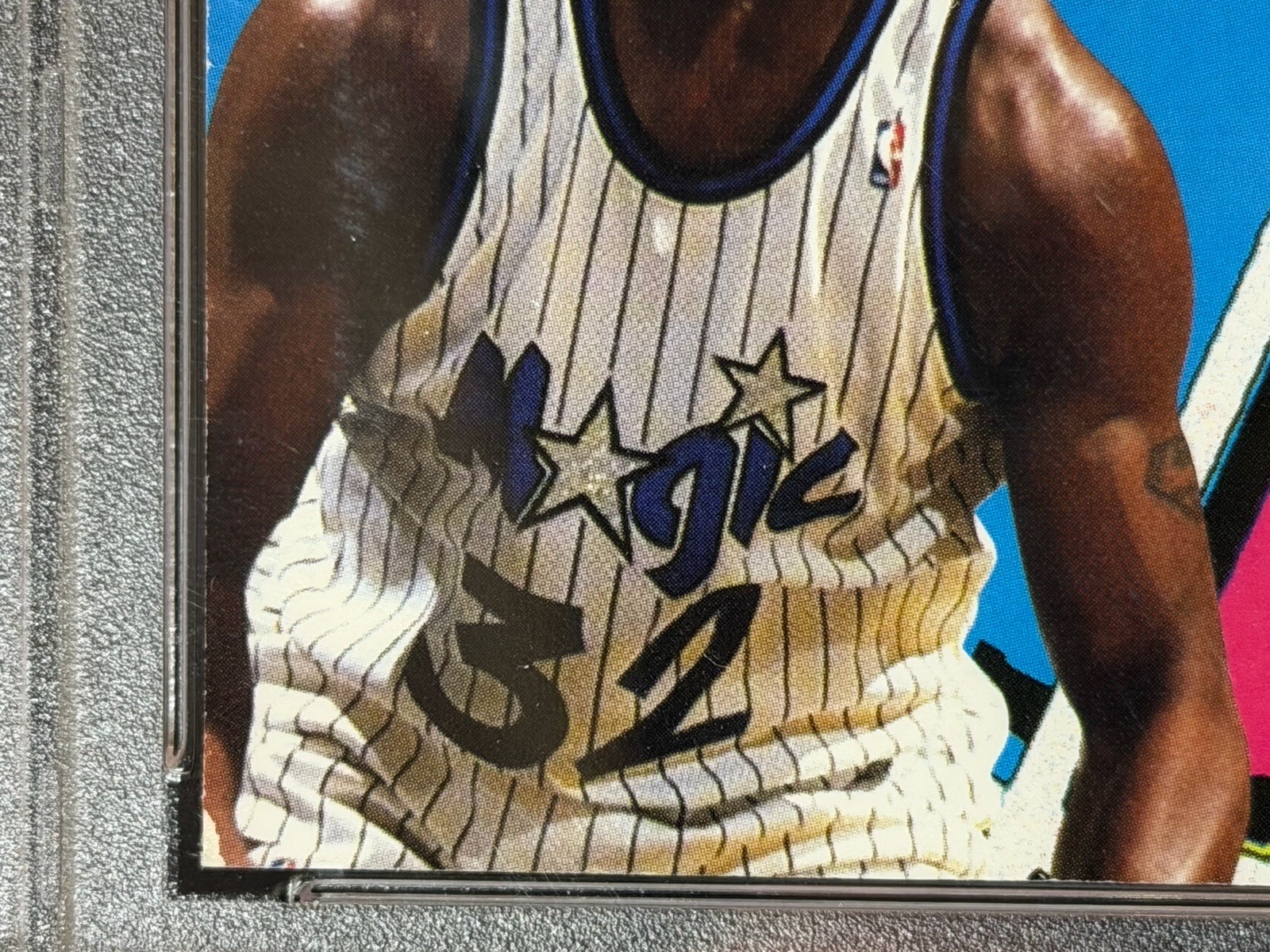 1993 Ultra #7 Shaquille O’Neal Power In The Key PSA 5 • Insert 1:37 & 1:333 Odds view 7