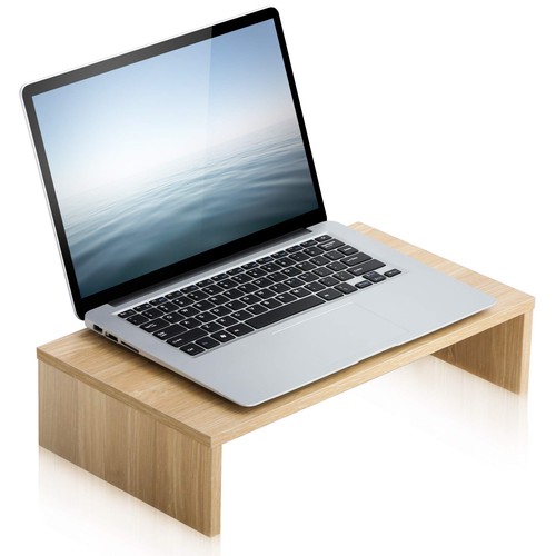 FITUEYES Desk Rack Wooden Width 425mm Tabletop Storage Stand PC Monitor Lap 22 - Afbeelding 7 van 8
