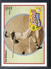 1992 Upper DeckBaseball Heroes Ted Williams 1960 #34 Boston Red Sox