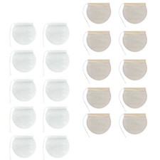 200 Pcs Disposable Paper Tea Filter Bags Drawstring Design for Loose Leaf Tea 0.05 per strip
