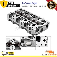 For Yanmar Cylinder Head Engine Complete 3TNV70 119515-11740 11951511750 NEW