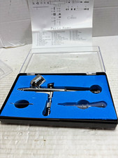 Never used. HS-30 Gravity Feed Airbrush Kit Set with Parts Sheet in Case
