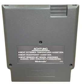 SLALOM - NES - Nintendo - European Versaion - 1986 Rare Ltd. - FRG + Anleitung