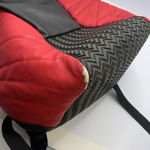 2016 NIKE AIR JORDAN RETRO 12 FLU GAME BLACK RED BACKPACK 1773-KR5 - USED - Picture 7 of 14