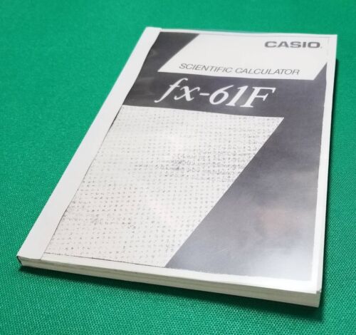 Casio Fx-61f Electric Formula A27 Vintage Calculator w/Instruction manual data - Picture 3 of 3