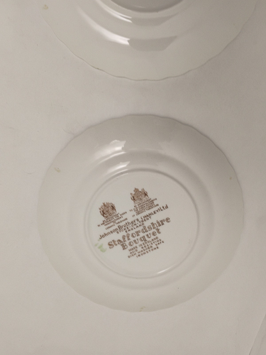 Johnson Brothers Stafford shire Bouquet 6” Dessert Plates lot 4 - Picture 12 of 13