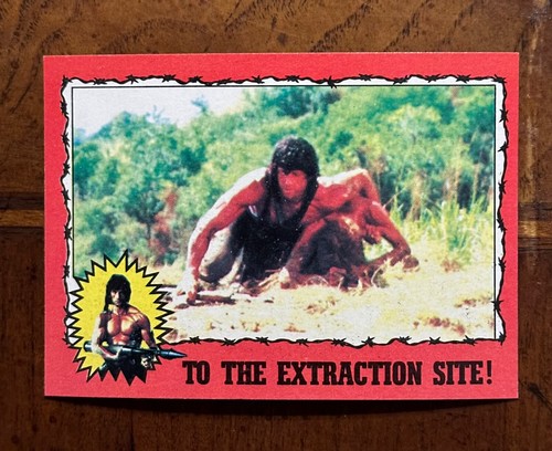 Rambo First Blood Part II Topps Trading Card Singles COMPLETE YOUR SET! U PICK - Picture 17 of 60
