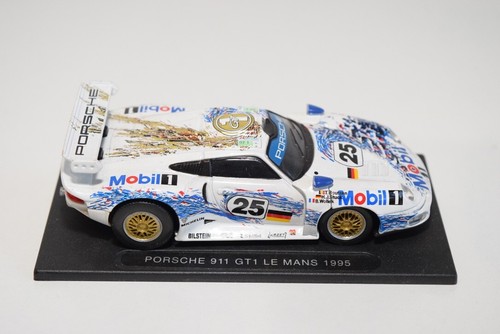 B20 1:43 ALTAYA IXO ATLAS HACHETTE PORSCHE 911 GT1 LE MANS 1995 MOBIL STUCK MIP - Picture 5 of 9