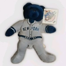 Vintage New York Yankees Team Beans Authentic MLB 8" Bear Beanie New w/ tags
