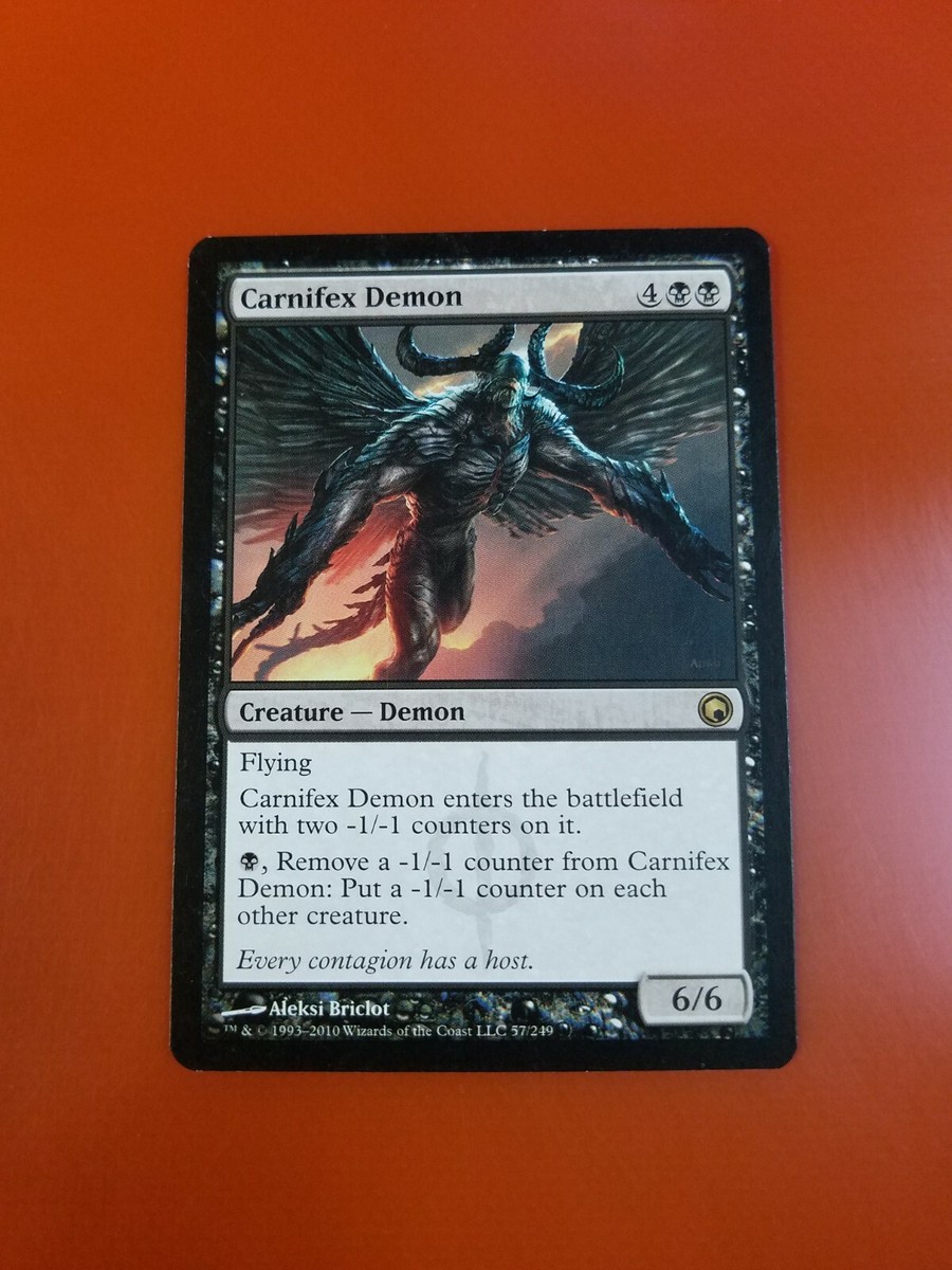 1x Carnifex Demon | Scars of Mirrodin | MTG Magic Cards | eBay