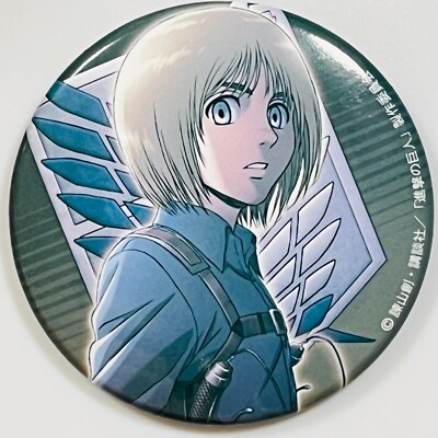 Armin Arlert バッジ Armin Arlert Attack on Titan Can Badge Kodansha Collectible Japan
