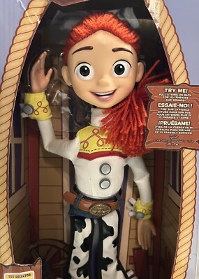 Toy Story: Jessie The Yodeling Cowgirl 15” Pull String Talking Doll *Read* 