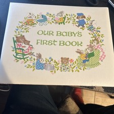 Vintage 1967 Our Baby  s First Book Pictures  Verses By Dolli Tingle C R Gibson