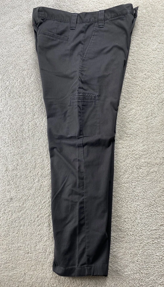 Calça Craftsman Masculina 32x30 28 Cinza Chino Perna Reta Lona Roupa de Trabalho Externa - Imagem 3 de 4