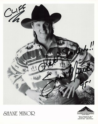 SHANE MINOR Signed Autographed Photo 8x10 COUNTRY MUSIC | eBay