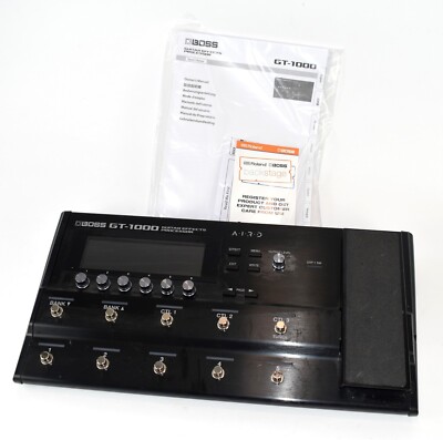 ギター BOSS GT-1000 Guitar Effects Processor Amazon.com: Boss GT-1000 Guitar Multi-Effects Pedal