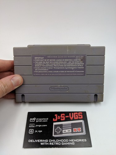 SNESG - Super Nintendo SNES Video Games (MAKE YOUR OWN BUNDLE)(PICK YOUR GAMES) - Picture 547 of 761