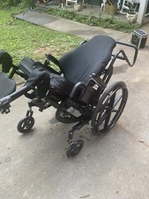 QUICKIE IRIS 17 x21 Tilt In Space Wheelchair With Jay3 Backrest Push Bar
