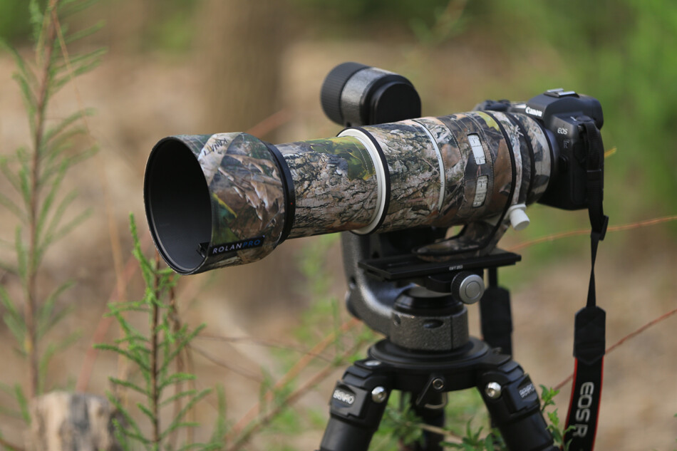 Rolanpro Waterdichte Camera Lens Jas Voor Canon Rf 100-500Mm F/4.5-7.1 L Is Usm Beschermhoes Camouflage Regenhoes Mouw  44