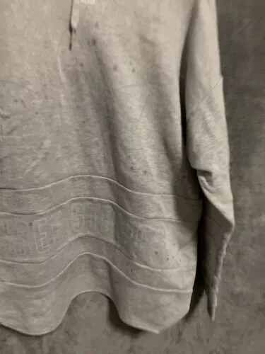 Adidas Sweater Adult Large White Long Sleeve Pullover Spell Out Logo Mens - Picture 8 of 17